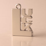 18ct Rose Gold - LUCK Charm