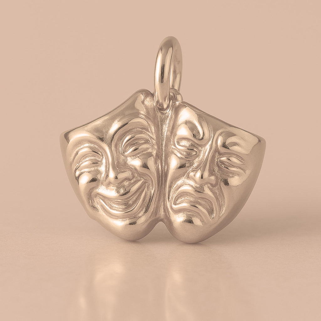 9ct Rose Gold - Laugh Now Cry Later Charm