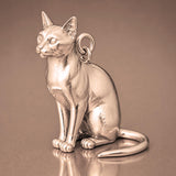 18ct Rose Gold - Tonkinese Cat Charm