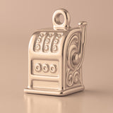 9ct Rose Gold -  Vintage Slot Machine Charm