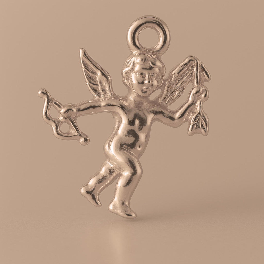 9ct Rose Gold - Cupid of Peace Charm