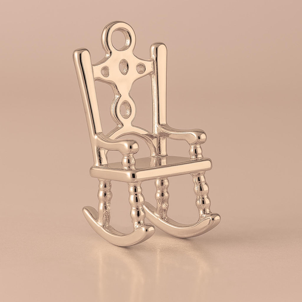 18ct Rose Gold - Classic Rocking Chair Charm