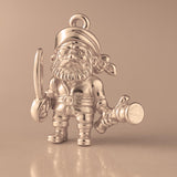 9ct Rose Gold - Pirate Buccaneer Charm