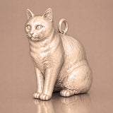 18ct Rose Gold - American Shorthair Cat Charm