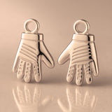 9ct Rose Gold - Racing Gloves Charm