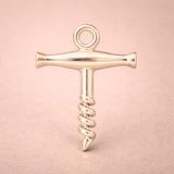18ct Rose Gold - Traditional Corkscrew Charm
