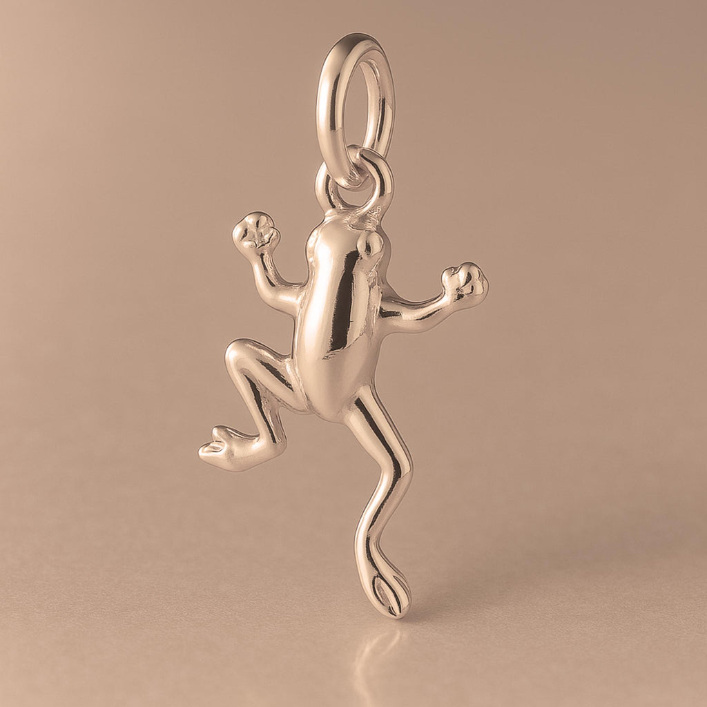 18ct Rose Gold - Pond Frog Charm