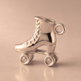 9ct Rose Gold - High-Top Roller Skate Charm