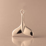 9ct Rose Gold - Whale Tail Charm