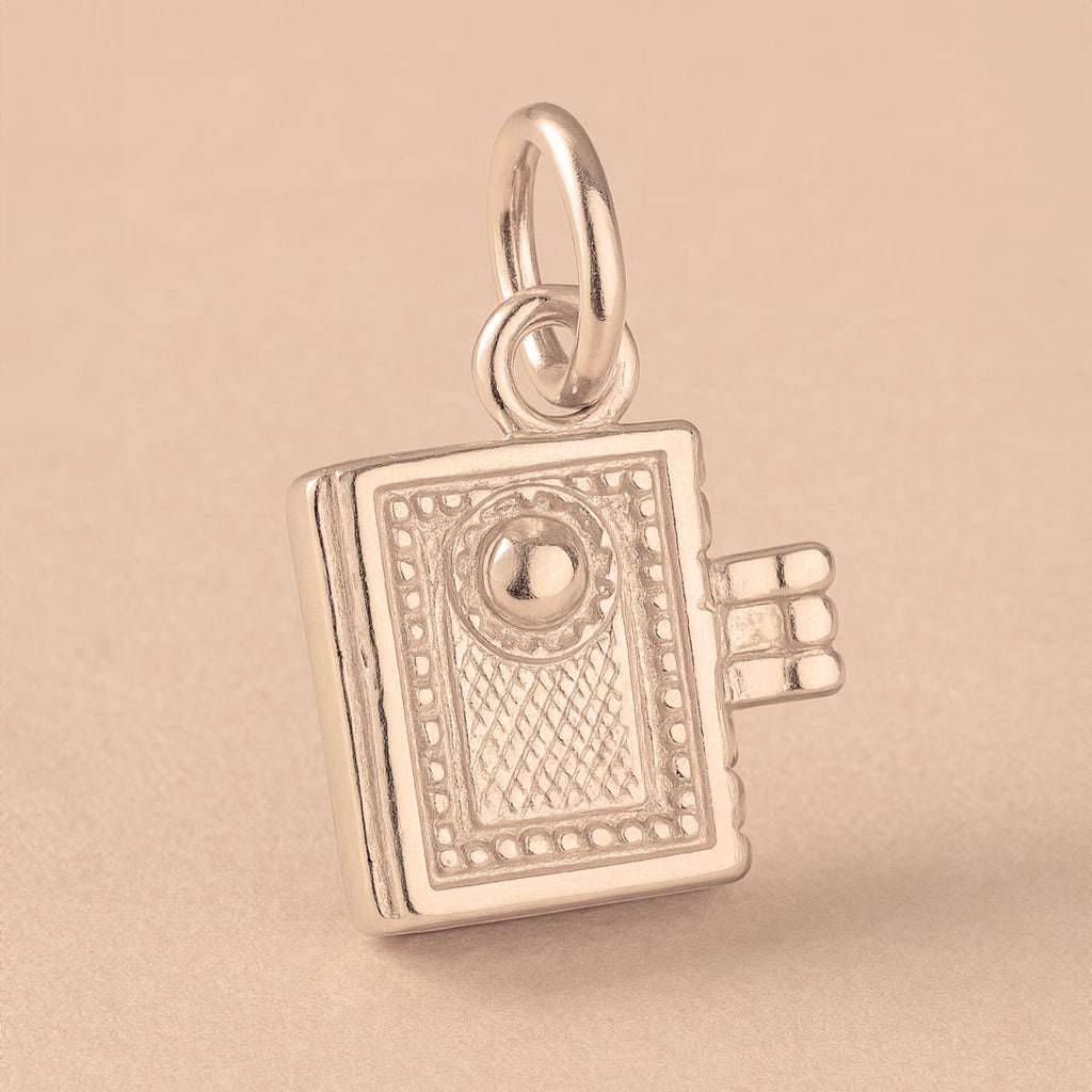 18ct Rose Gold - Book Worm Charm