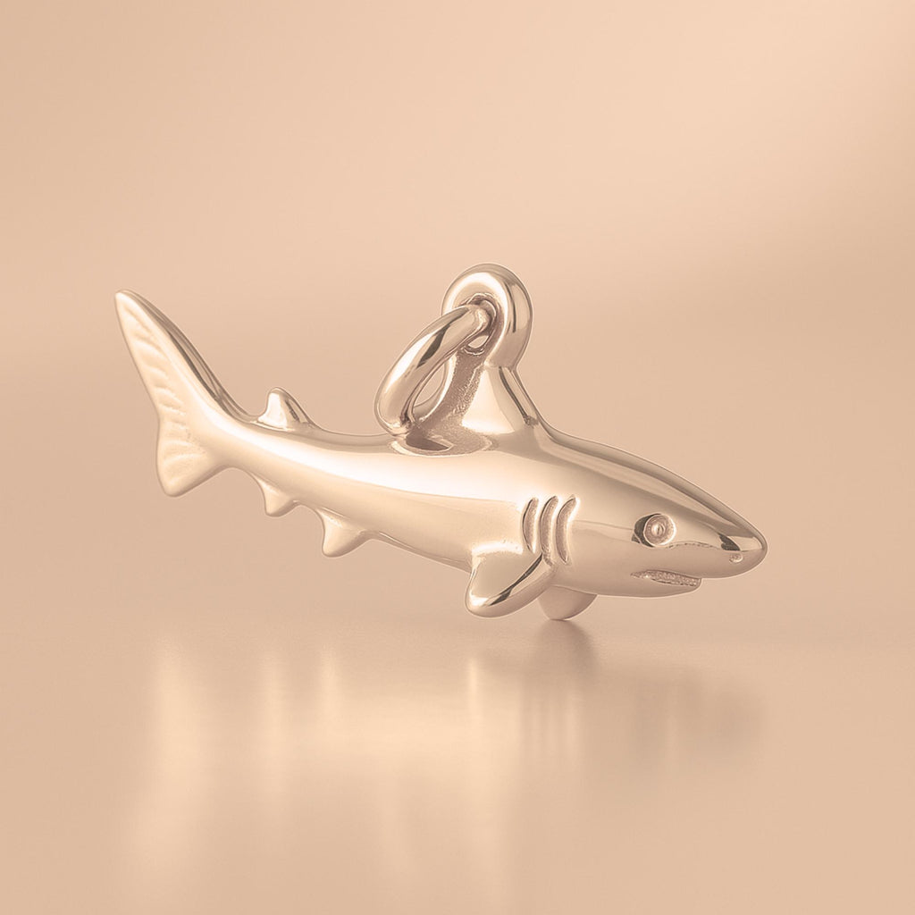 9ct Rose Gold - Tiger Shark Charm