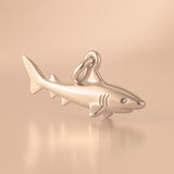 9ct Rose Gold - Tiger Shark Charm