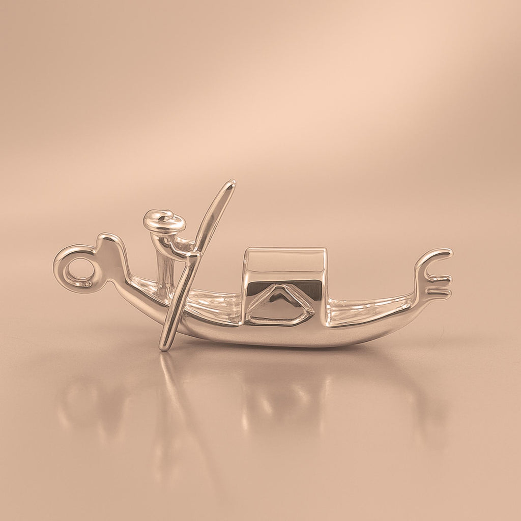 9ct Rose Gold - Venetian Gondola Charm