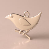 18ct Rose Gold - 2D Bird Charm