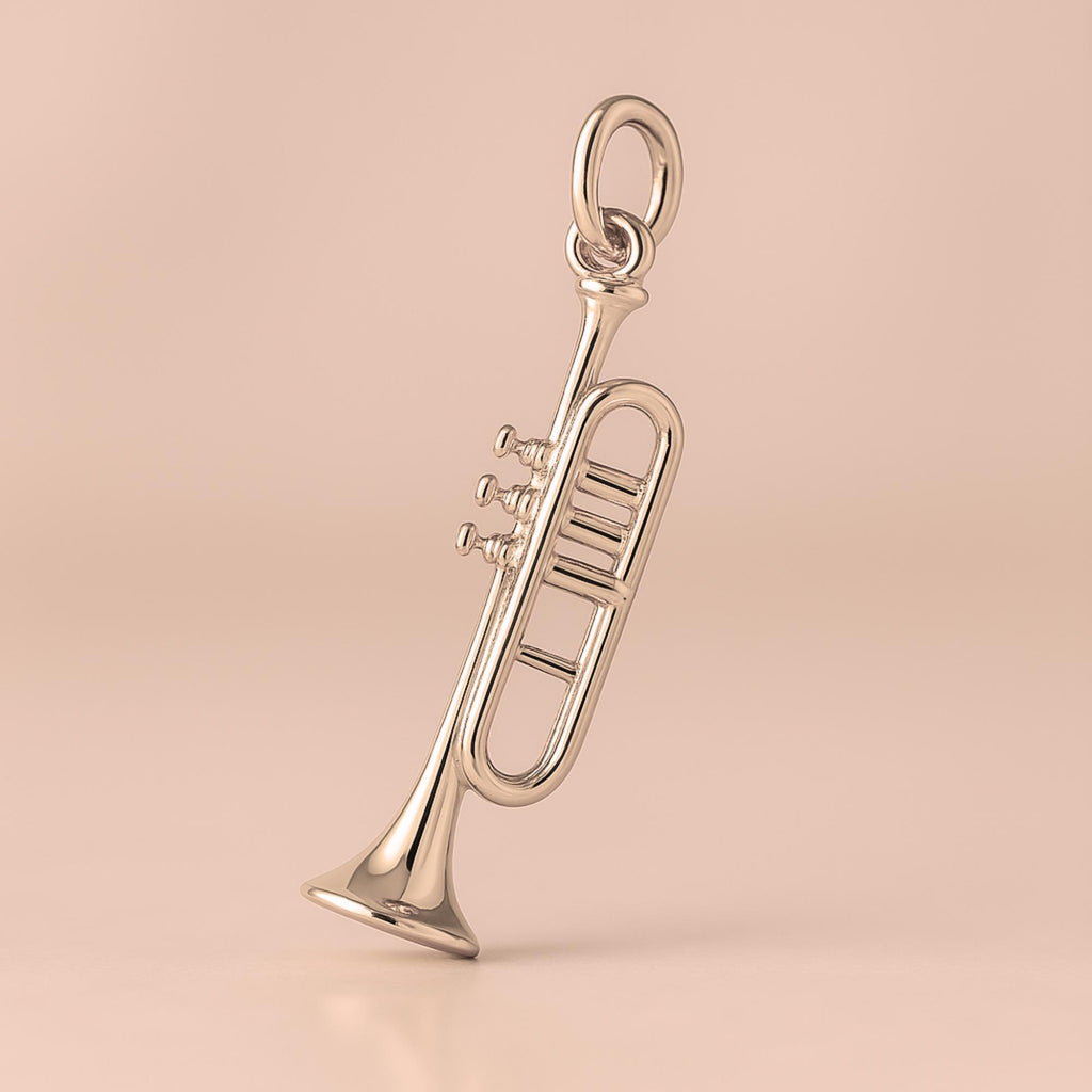 18ct Rose Gold - Herald Trumpet Charm