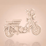9ct Rose Gold - Postie Motorbike Charm