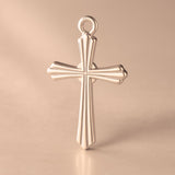 9ct Rose Gold - Tapered Crucifix Charm