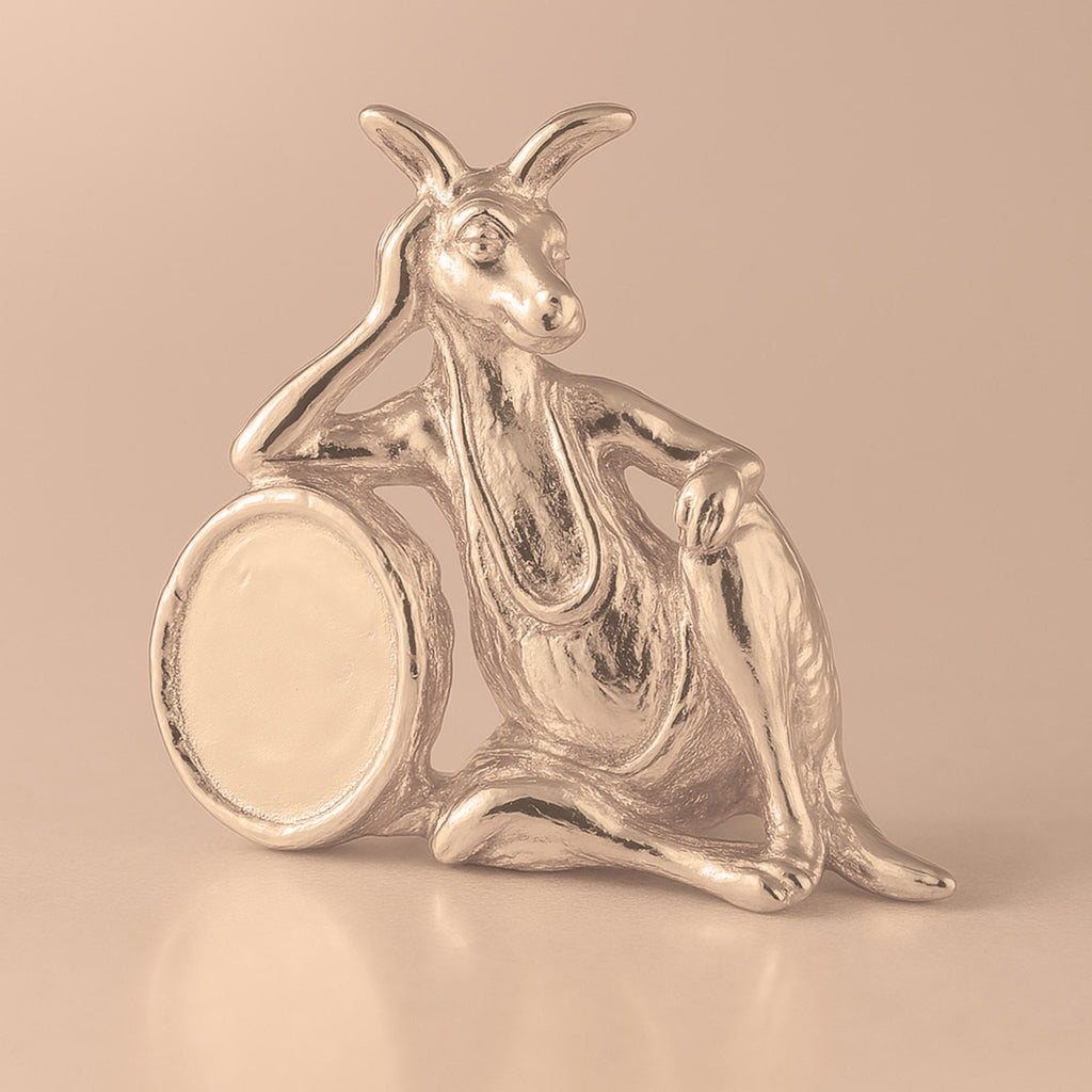 18ct Rose Gold - Lazy Kangaroo Charm