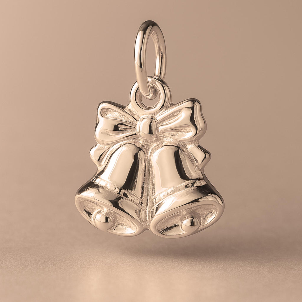 9ct Rose Gold - Traditional Christmas Bells Charm