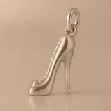 18ct Rose Gold - Bow Toe Stiletto Charm
