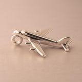 9ct Rose Gold - Airliner Plane Charm