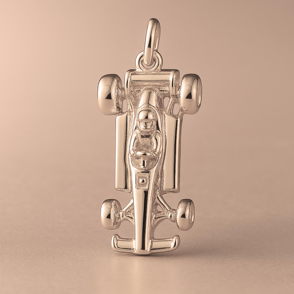 18ct Rose Gold - Formula 1 Racing Car Charm