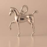 18ct Rose Gold - Prancing Horse Charm