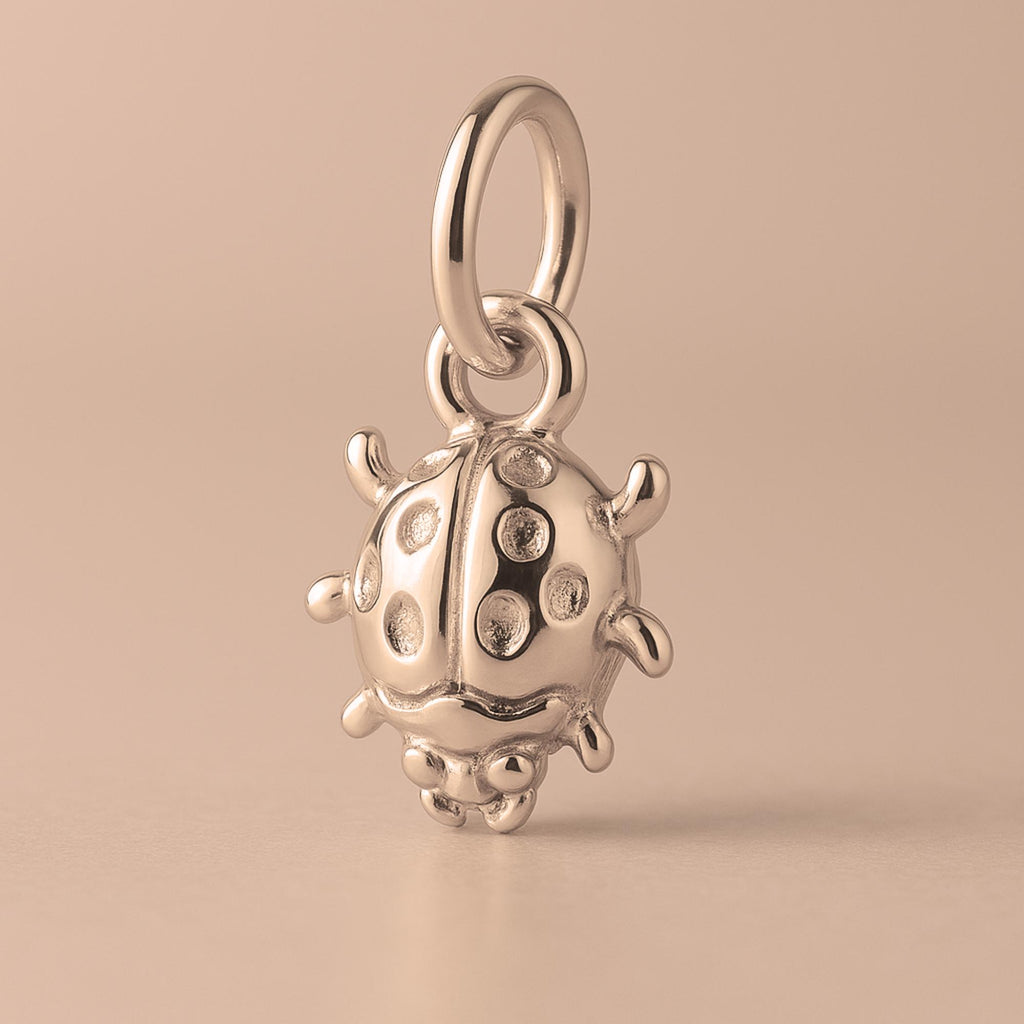 18ct Rose Gold - Spotted Ladybug Charm