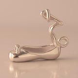 9ct Rose Gold - Ballet Slipper Charm