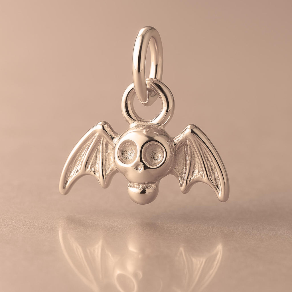 9ct Rose Gold - Halloween Bat Charm