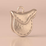 9ct Rose Gold - Horse Saddle Charm
