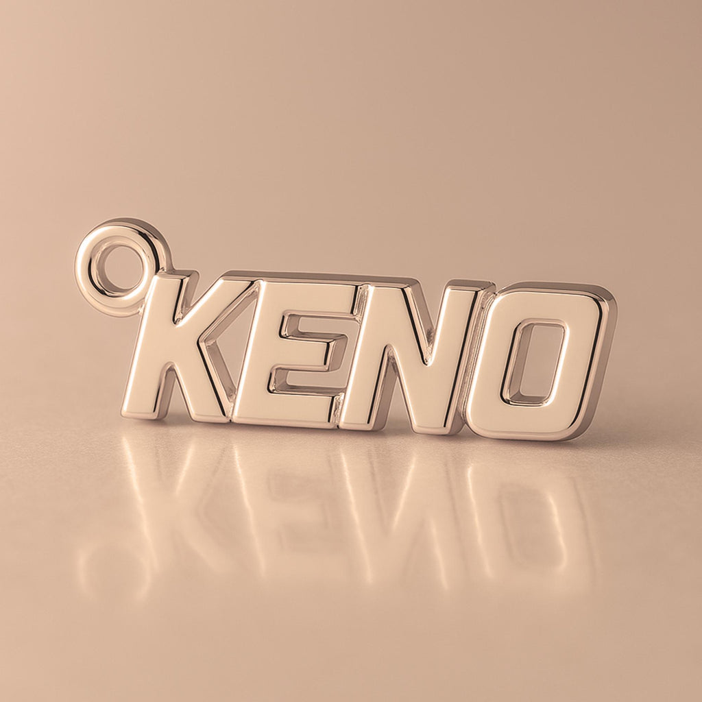 9ct Rose Gold - KENO Charm