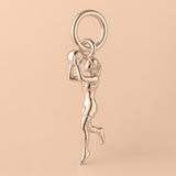 9ct Rose Gold - Netball Girl Charm