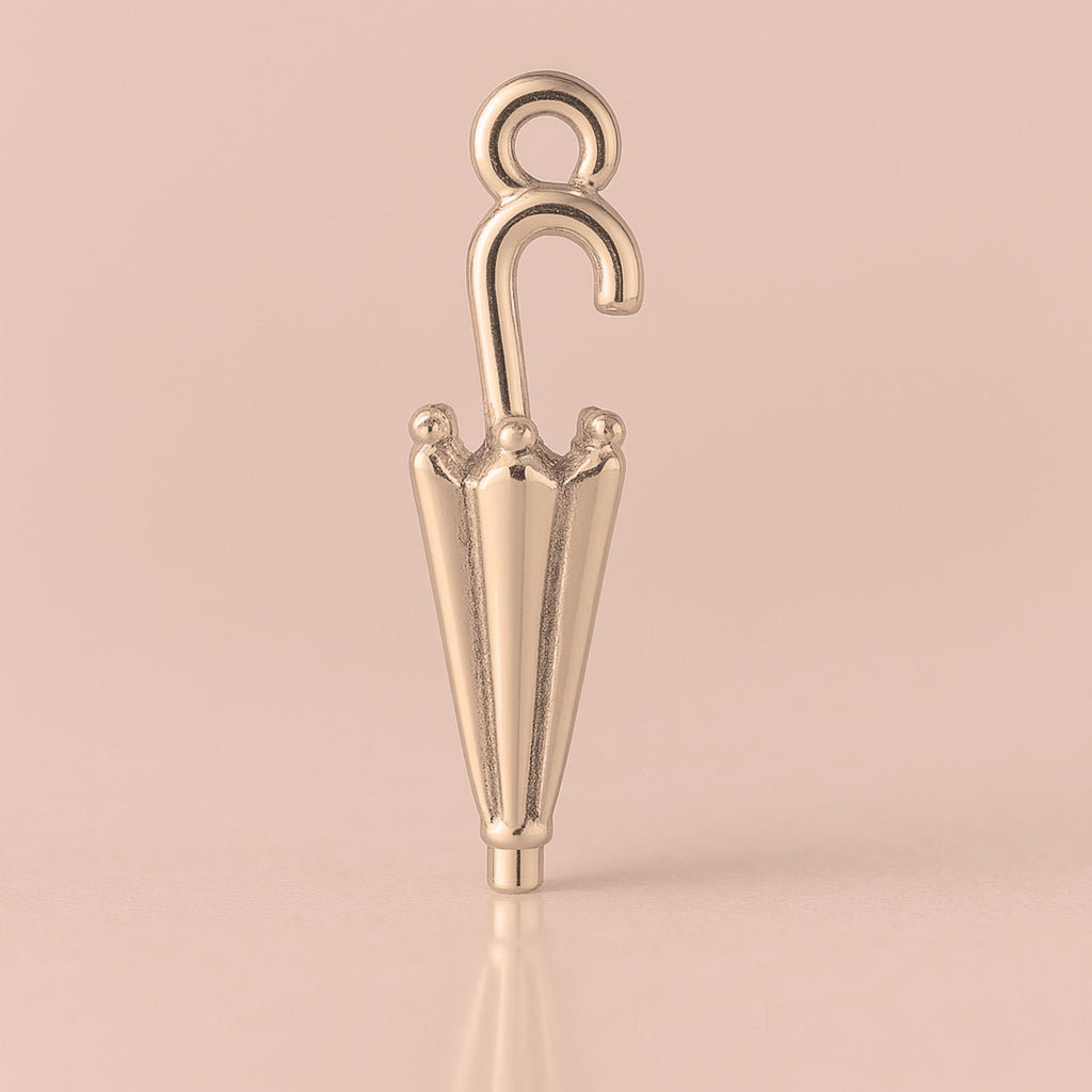 9ct Rose Gold - Classic Umbrella Charm
