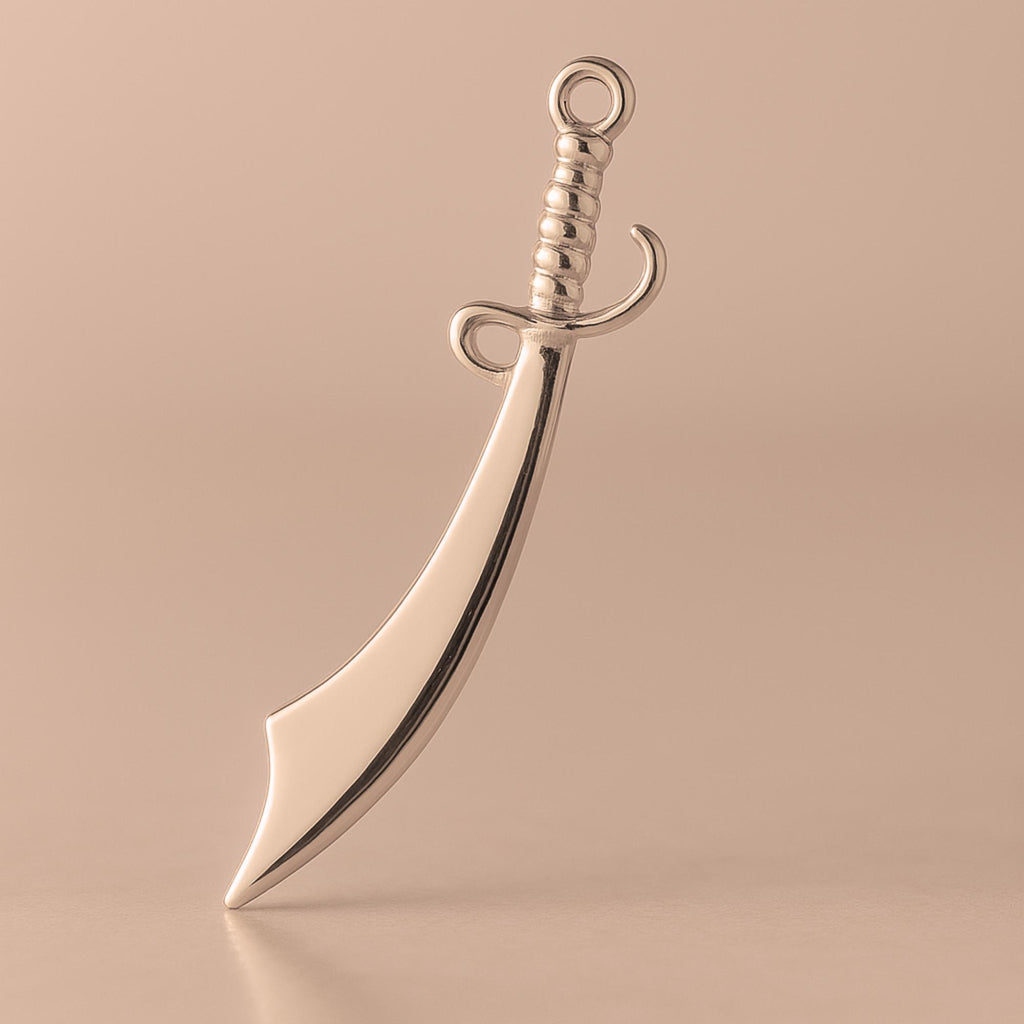 18ct Rose Gold - Arabian Scimitar Charm