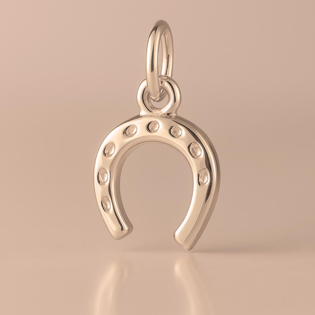9ct Rose Gold - Traditional Horseshoe Charm