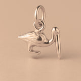 18ct Rose Gold - Beach Pelican Charm