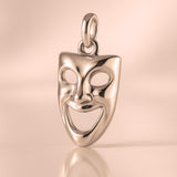 18ct Rose Gold - Classic Comedy Mask Charm