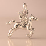 18ct Rose Gold - Flying Pegasus Charm