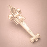 9ct Rose Gold - Dragster Racer Charm
