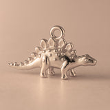 9ct Rose Gold - Classic Stegosaurus Charm