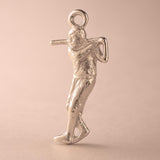 9ct Rose Gold - Baseball Batter Charm