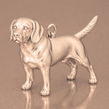 18ct Rose Gold - Beagle Dog Charm