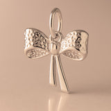 9ct Rose Gold - Open Ribbon Bow Charm