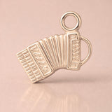 9ct Rose Gold - Piano Accordion Charm
