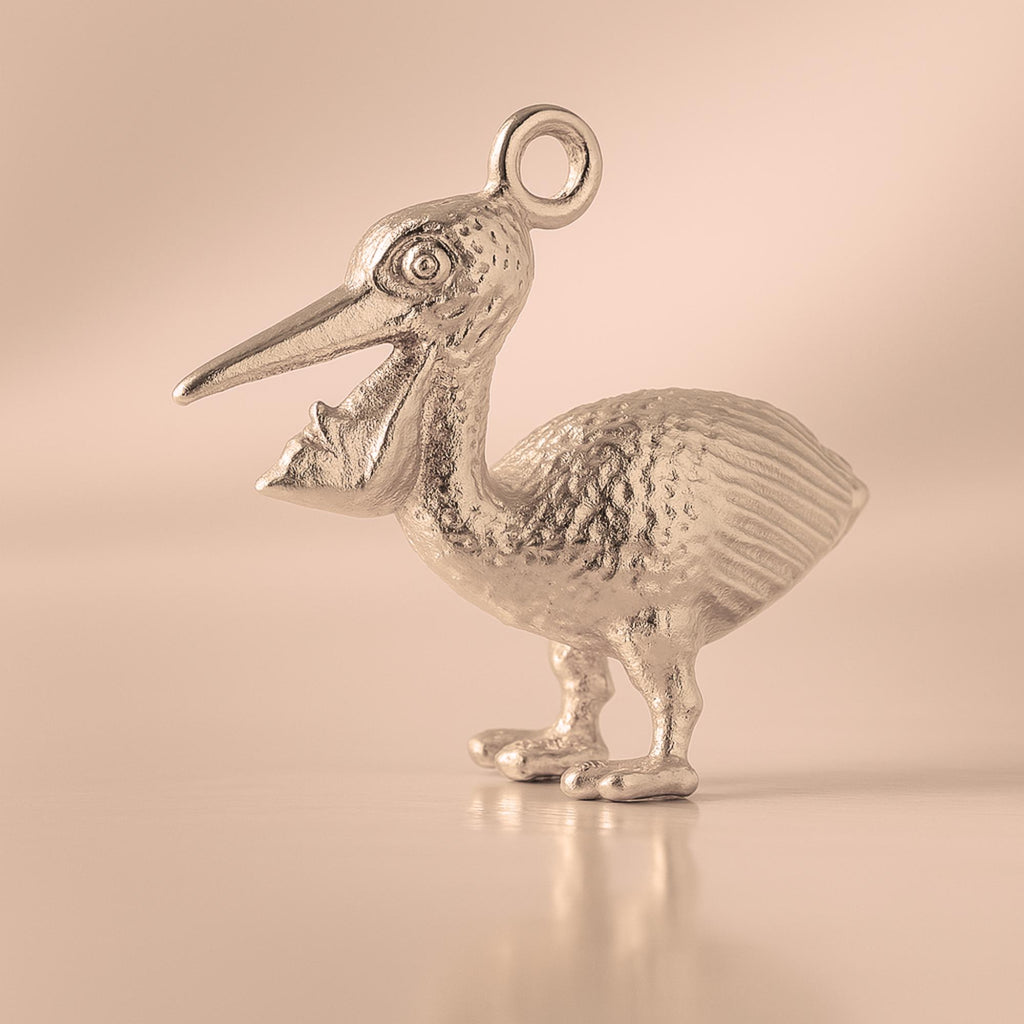 9ct Rose Gold - Australian Pelican Charm