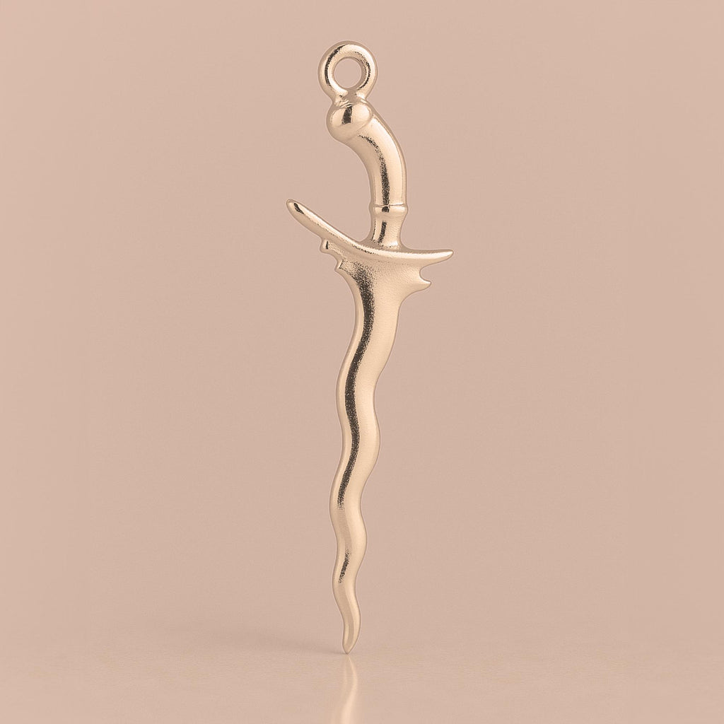 9ct Rose Gold - Kris Sword Charm