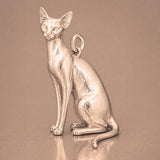 18ct Rose Gold - Oriental Shorthair Cat Charm