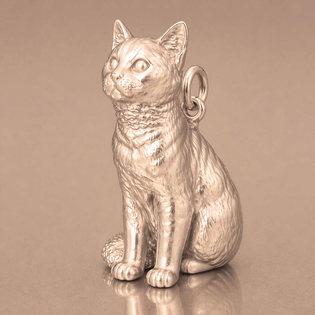 9ct Rose Gold - European Shorthair Cat Charm