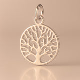 9ct Rose Gold - Openwork Tree of Life Charm